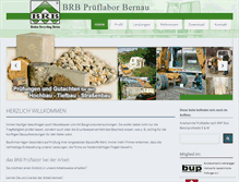 Tablet Screenshot of brb-prueflabor.com